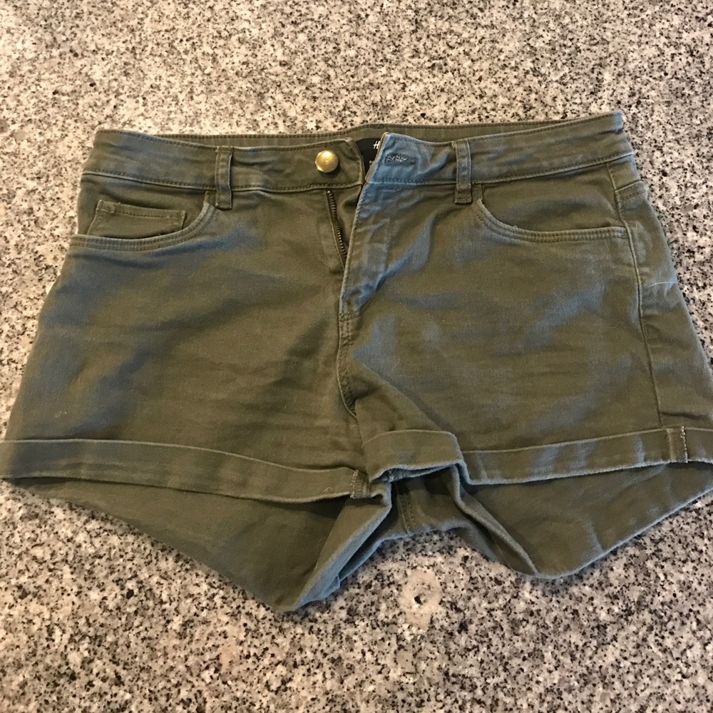 H&M Army Green Shorts