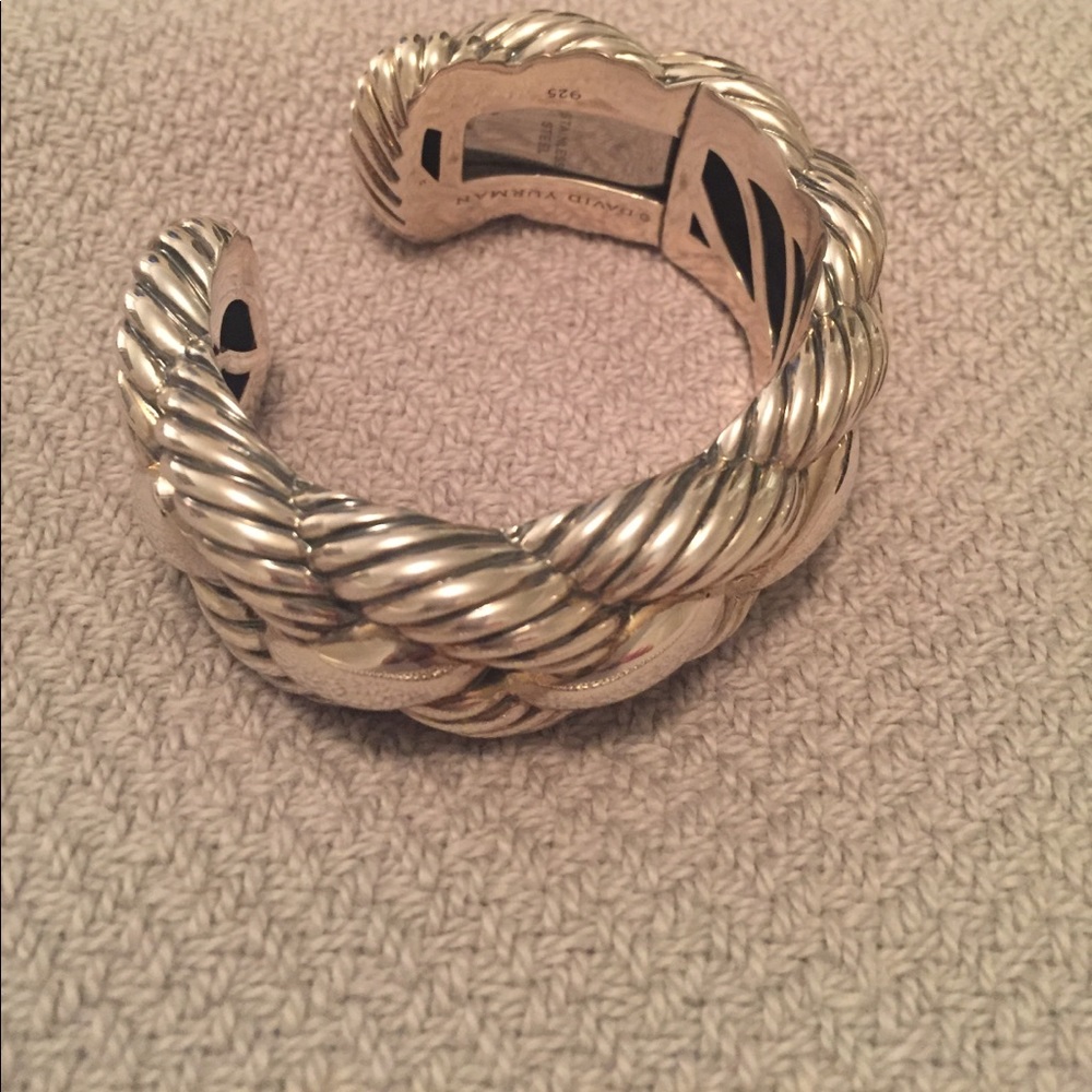 David Yurman Sculpted cable woven  Cuff Bracelet