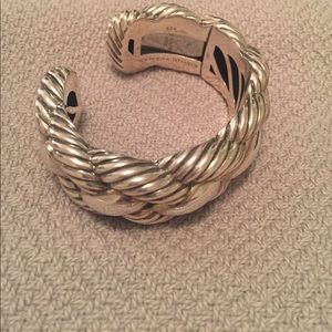David Yurman Sculpted cable woven  Cuff Bracelet