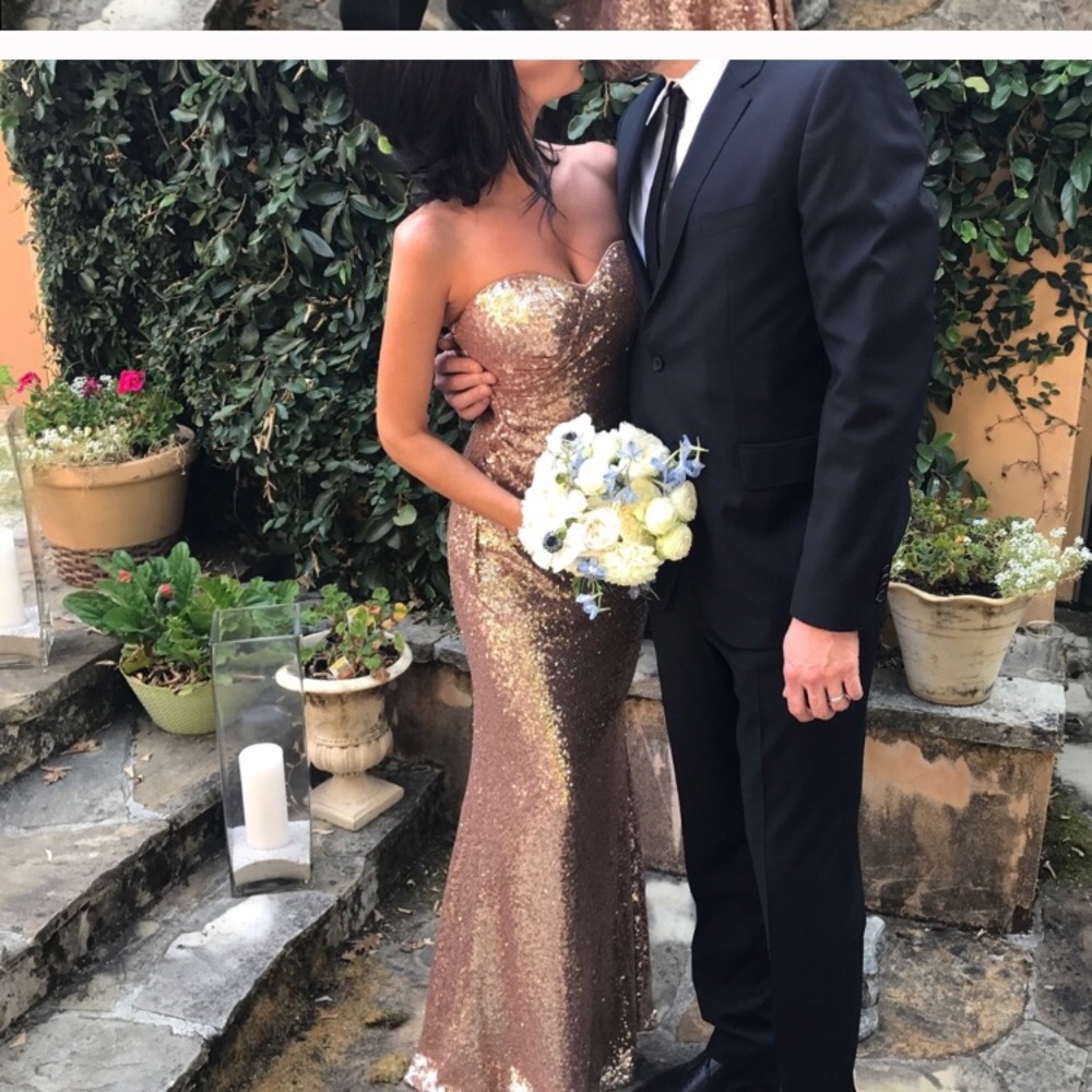Christina wu sequin dress