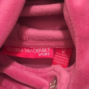 Gloria Vanderbilt Velour vintage track suit