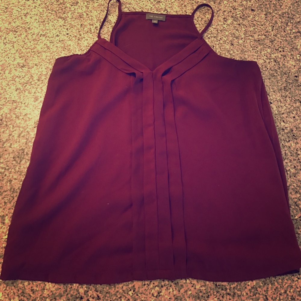 The Limited Maroon Tank 🍂