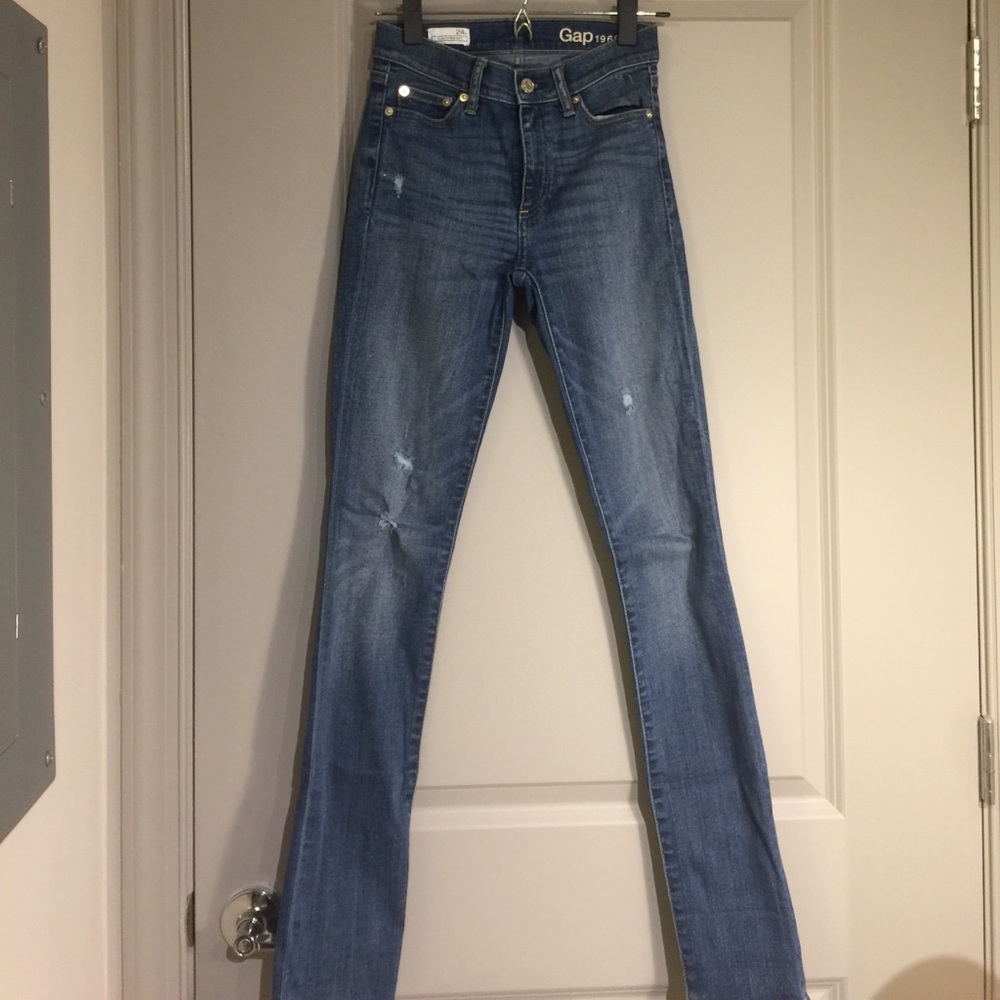 GAP size 24 slim straight jeans