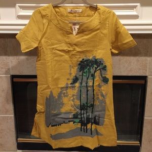 Pretty yellow petite shift