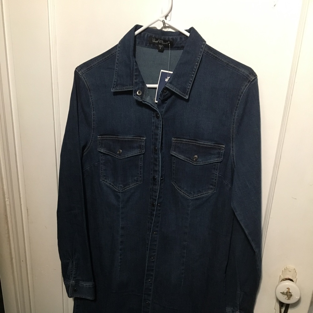 Jean Long Sleeve Dress