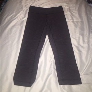 Grey Lululemon crops