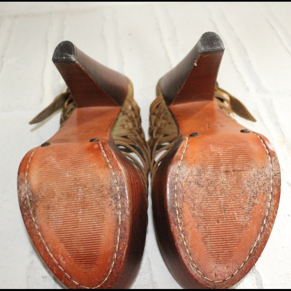 Frye Joy Huarache platform heels - Picture 4 of 8