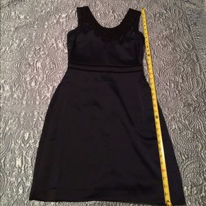 Banana Republic Navy and Black Cocktail Dress