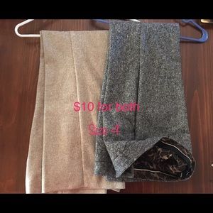 Express Editor wool size 4 pants