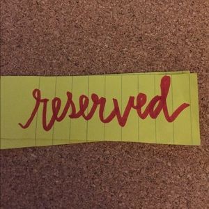 Reserved listing for Renay