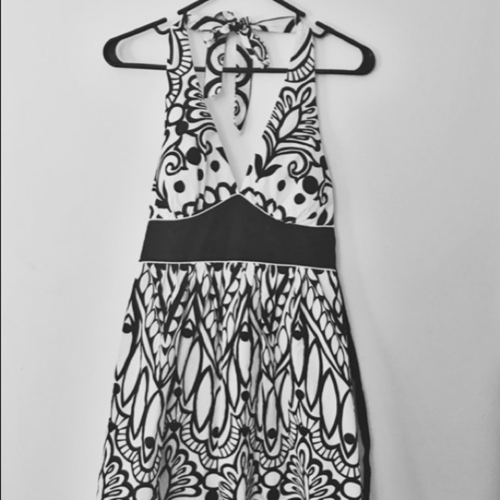 Black & white Summer holster dress