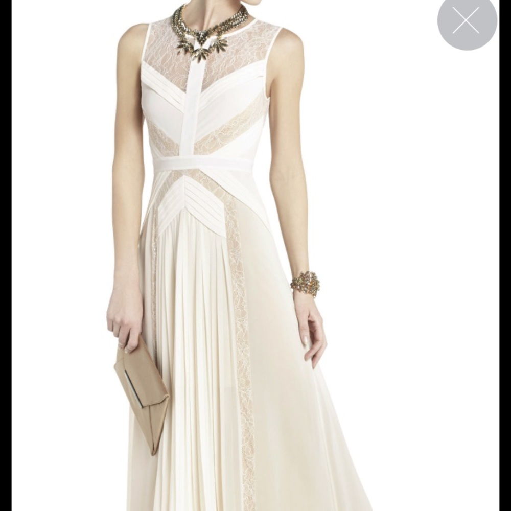 Bcbg Avi Pleated Gown