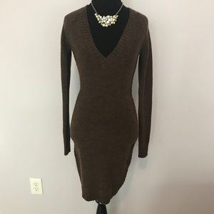 Express Acrylic/Wool Sweater Dress