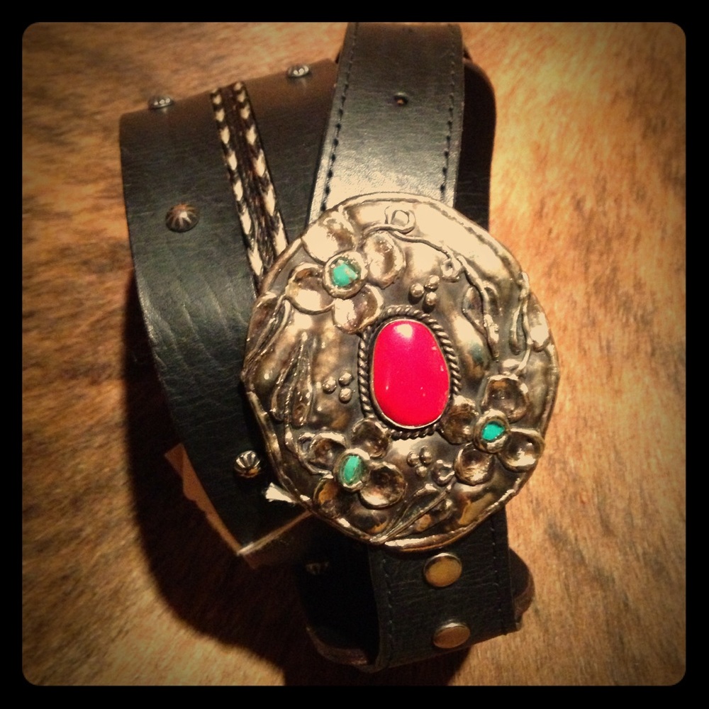 Paige Wallace belt with buckle