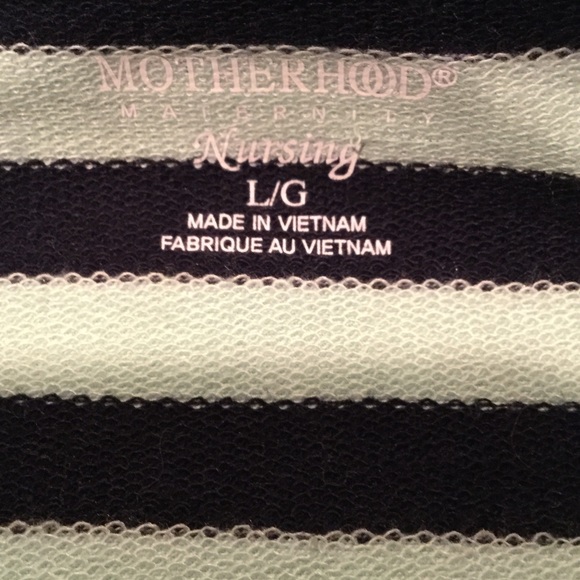 Motherhood nursing hooded sweatshirt worn once - Picture 2 of 5