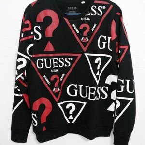 Guess sweater size small.