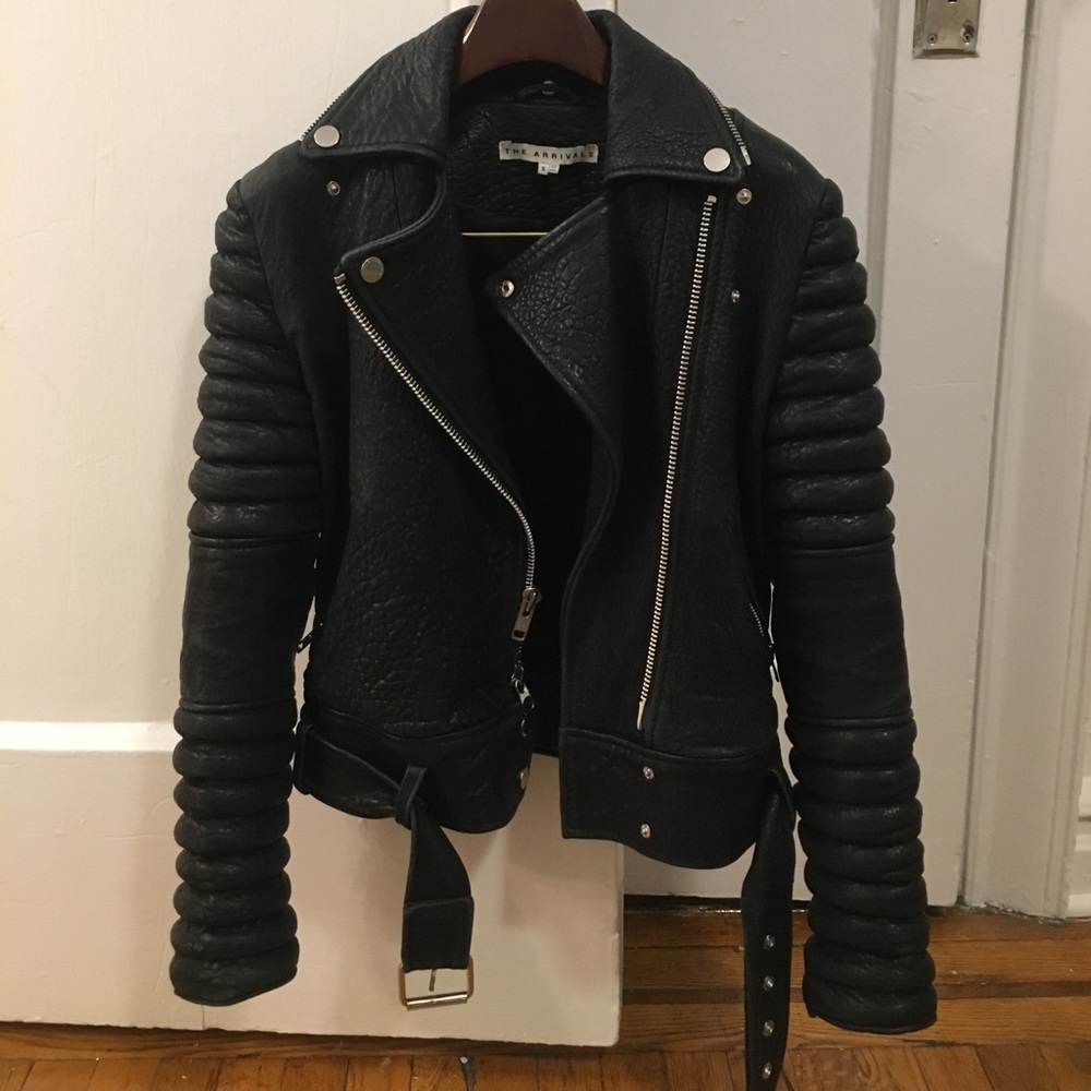 The Arrivals Rainer Leather Moto Jacket