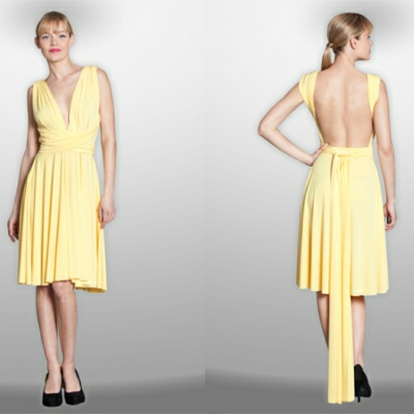 Amazing boutique convertible dress, burgundy - Picture 4 of 8