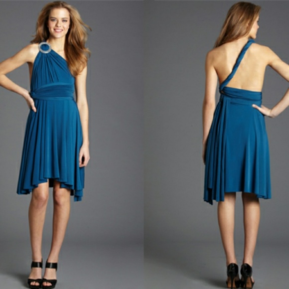 Amazing boutique convertible dress, burgundy - Picture 5 of 8