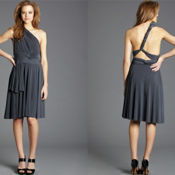 Amazing boutique convertible dress, burgundy - Picture 7 of 8