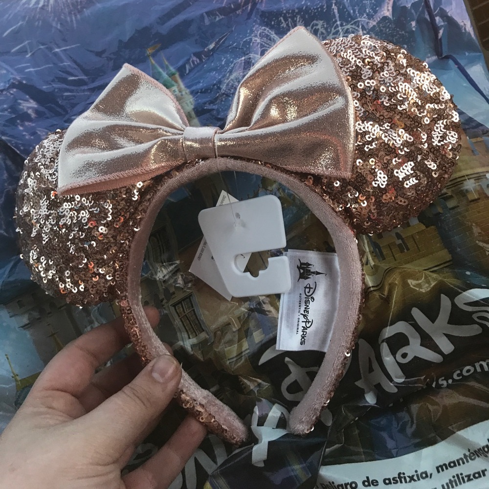 Rose Gold Minnie Ears