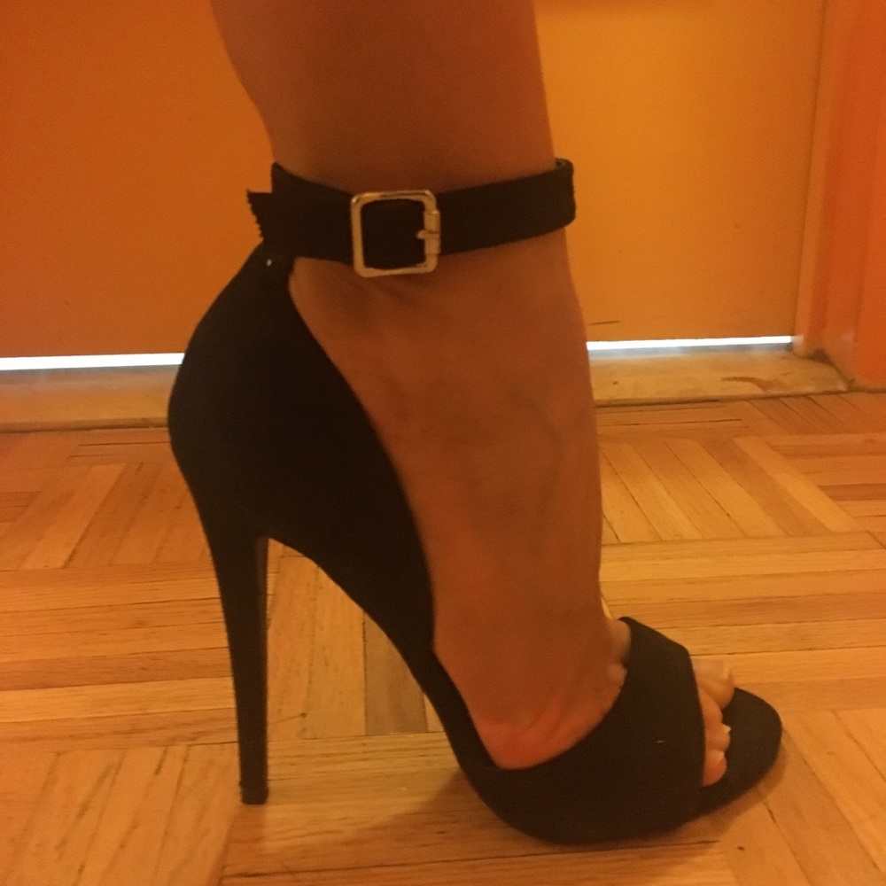 Black heels