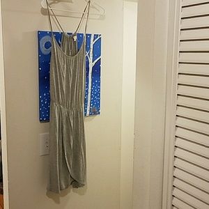 Grey Jersey Midi Dress