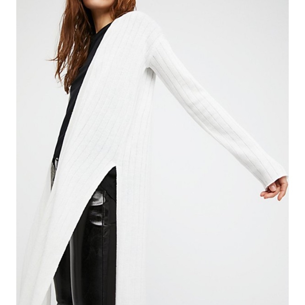 NWT FREE PEOPLE RIBBY RIB CARDI