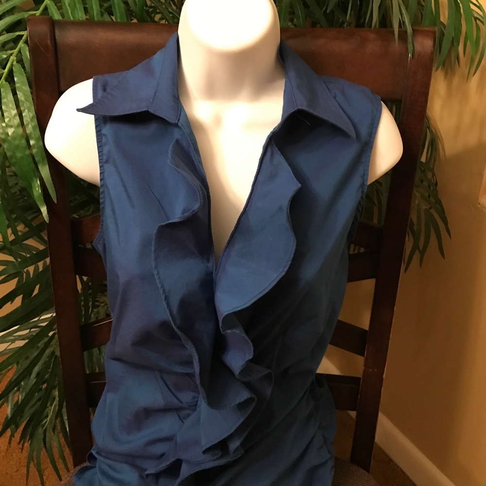 Royal Blue Sleeveless Top