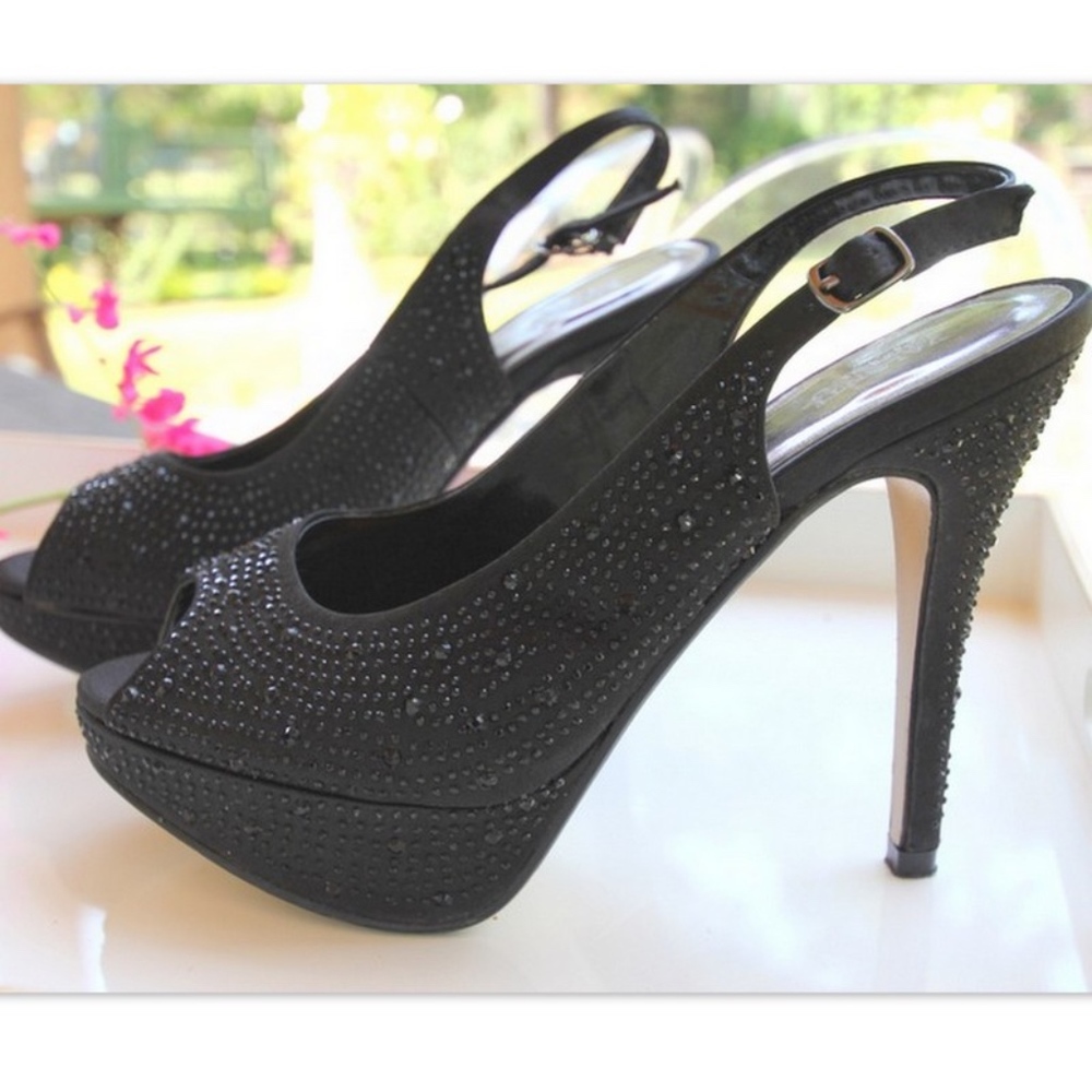 ✨ Midnight Black Heels