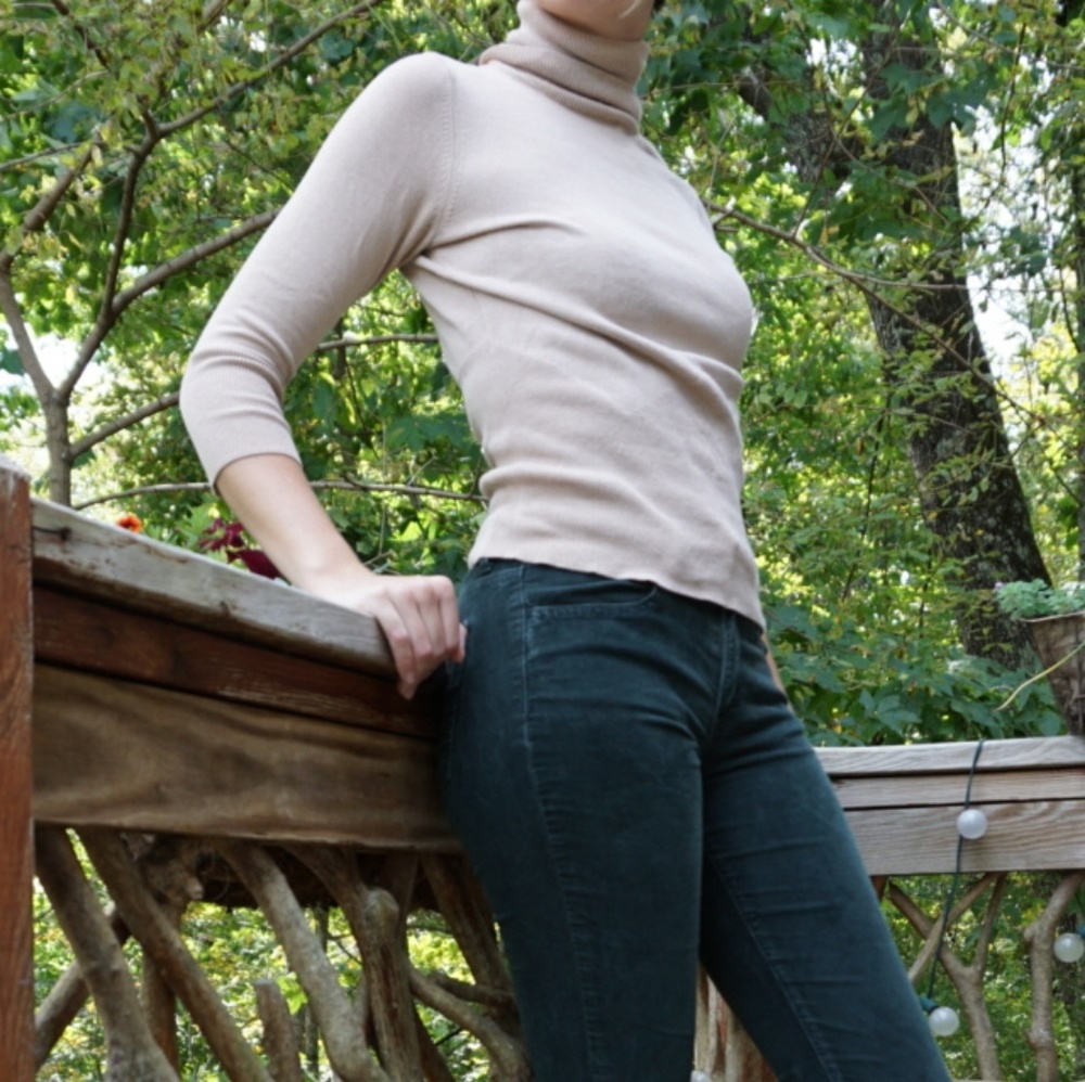 BR Cotton and Silk Turtleneck