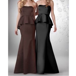 Evening gown / peplum Bridesmaid dress