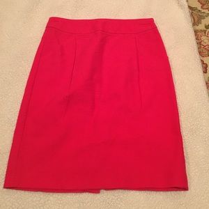 J crew perfect Pencil Skirt red