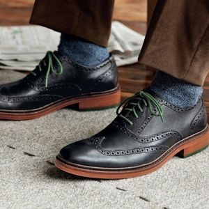 Cole Haan Colton Winter Wingtip Oxford in Black