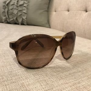 Juicy Couture Light Brown & Gold Sunnglasses