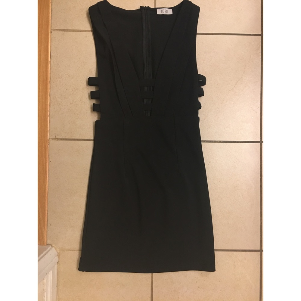 Tobi Black Bodycon Dress