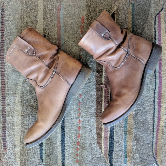 Leather ankle boots - Picture 2 of 8