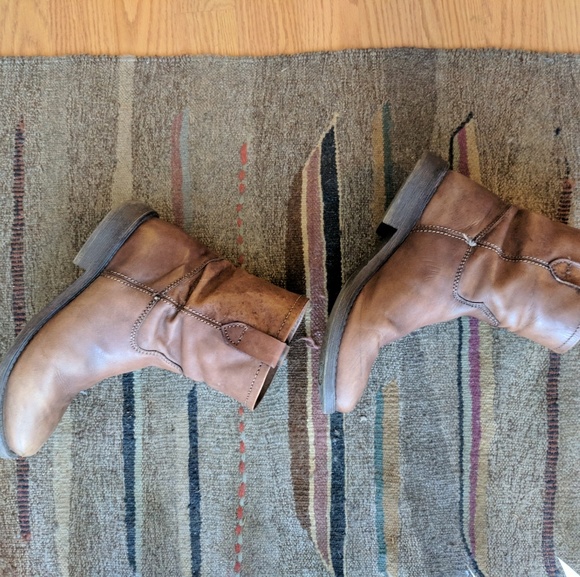 Leather ankle boots - Picture 5 of 8