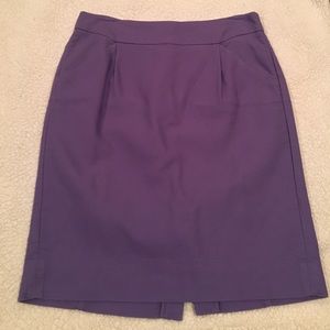 J crew perfect Pencil Skirt purple