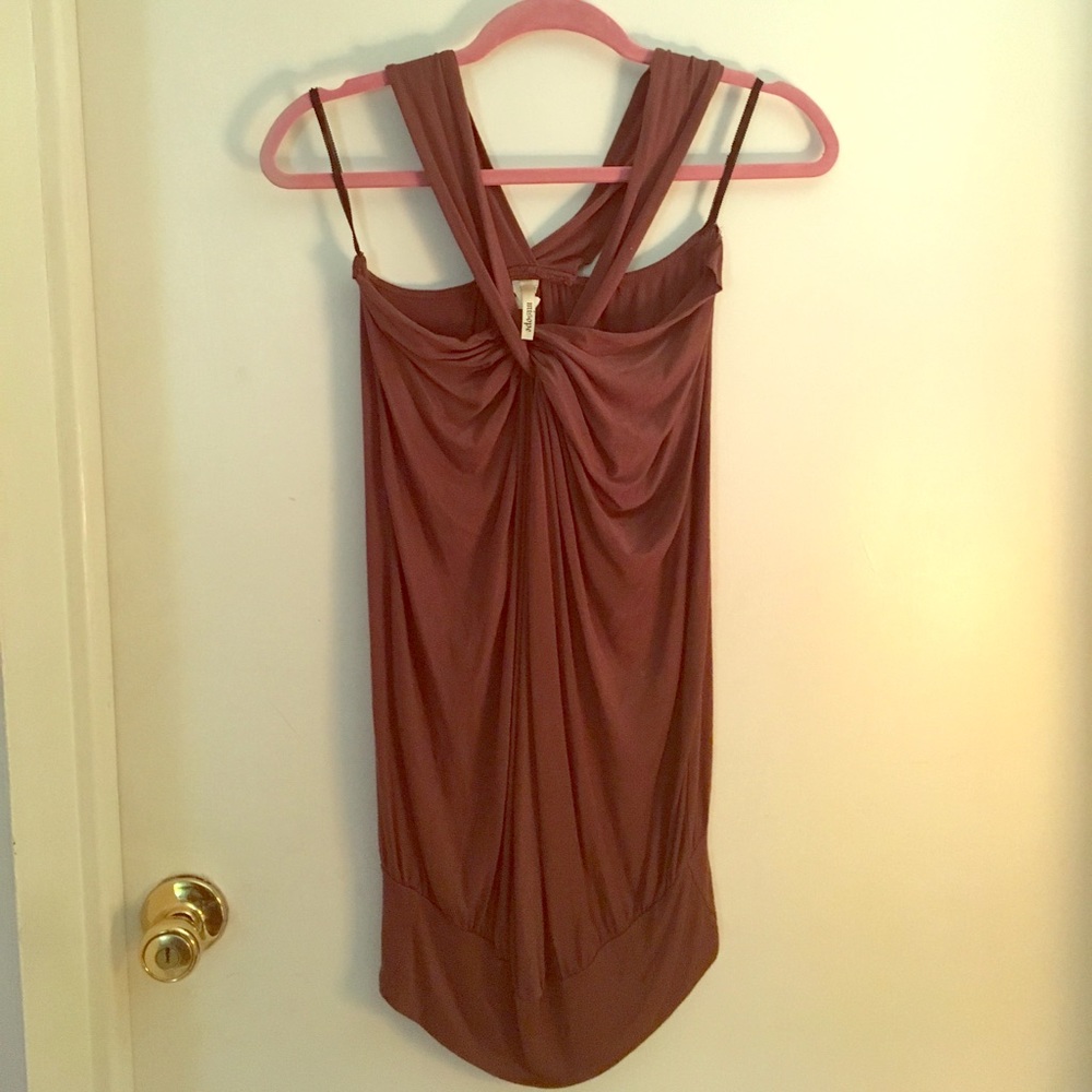Mini brown dress