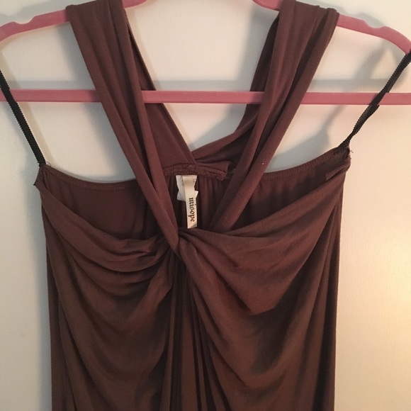 Mini brown dress - Picture 2 of 4