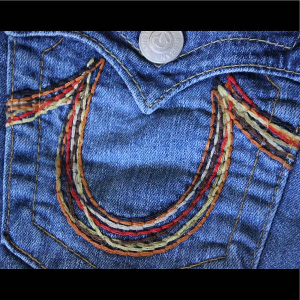 True Religion embroidered Jeans