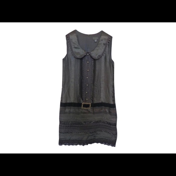 anna sui black dress