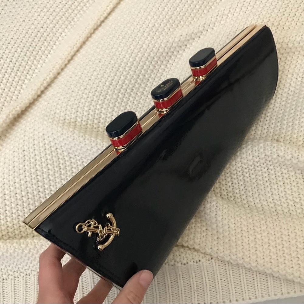 RARE Kate Spade “titanic” clutch bag