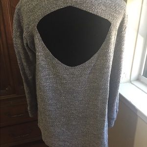 LNA cut out back  Hi-Lo Sweater