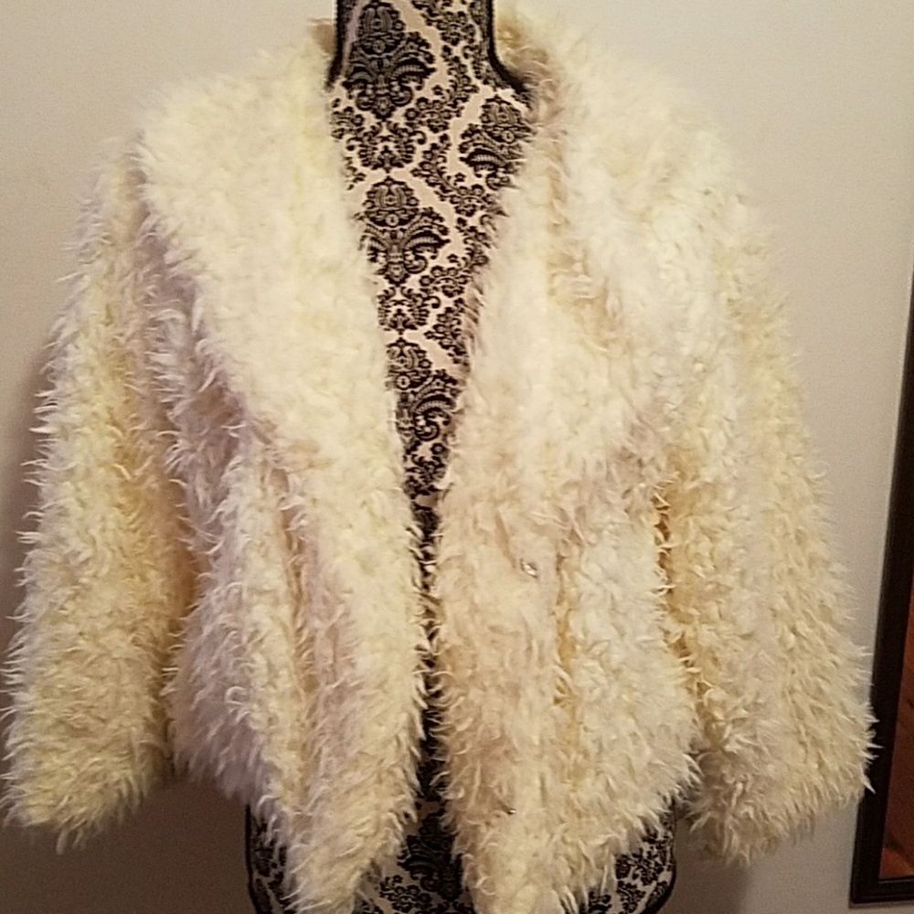 Faux fur jacket