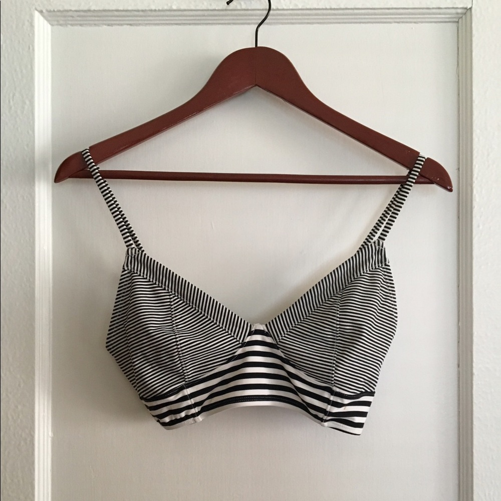 Striped Swimsuit Top