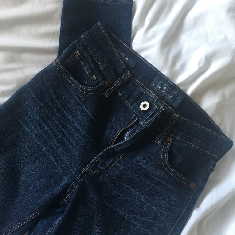 Lucky Bridgette Skinny Jeans--Like New - Picture 6 of 7