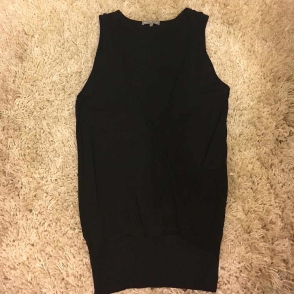 James Perse Black Blouse
