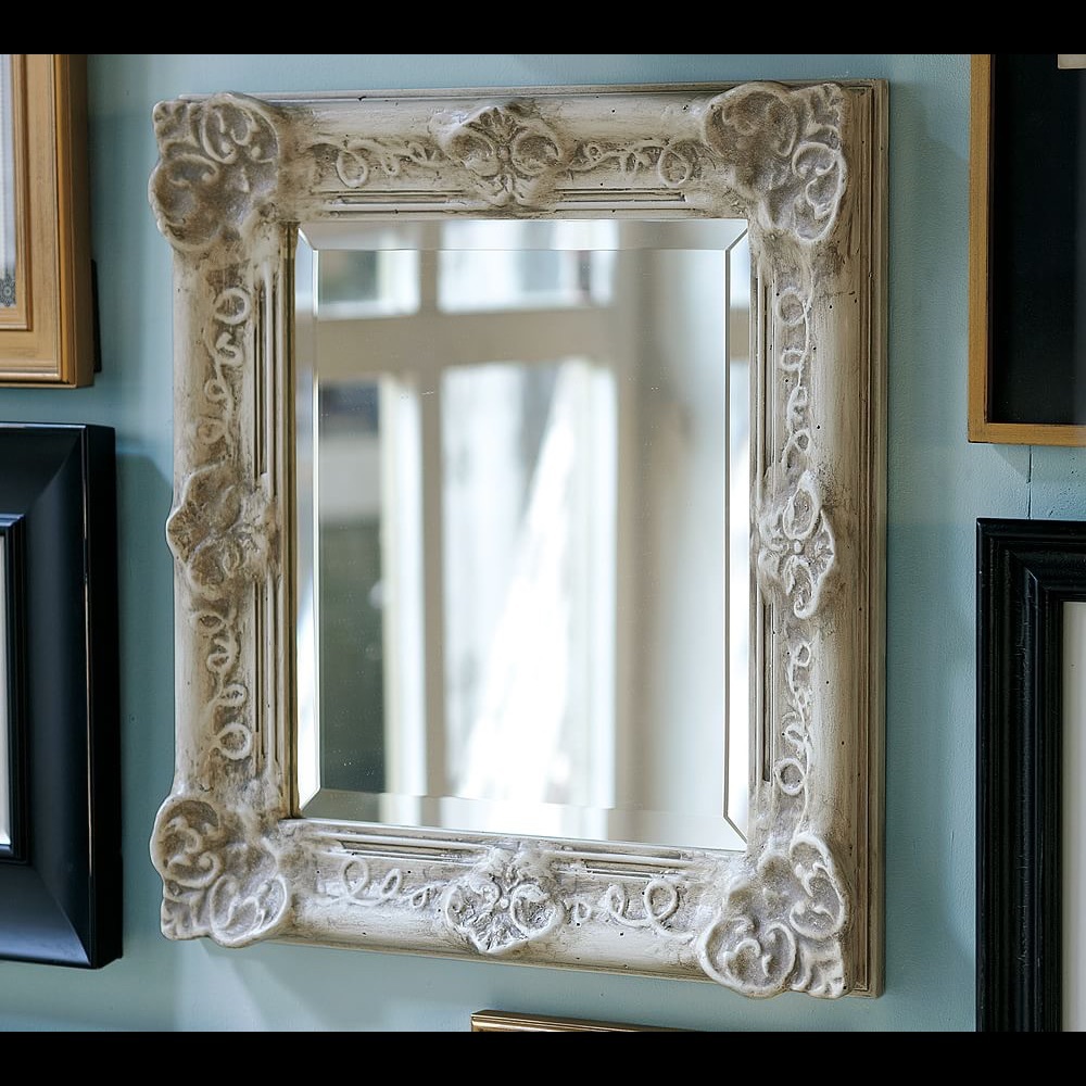 Pottery Barn Lily Mirror/Frame Display Art Decoration - Picture 2 of 8